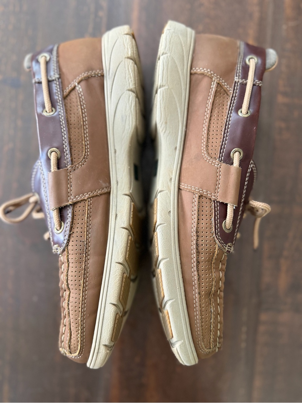 Thom McAn Ultra Flex Brown Slip-on Shoes - 11M - Picture 4 of 11